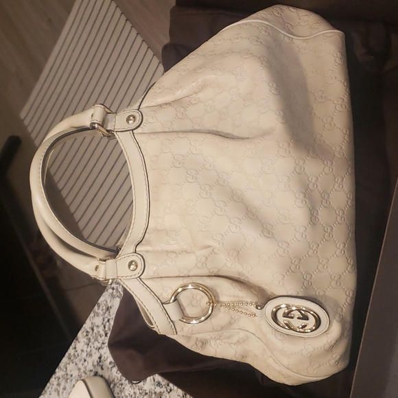 Gucci tote sukey medium monogram leather guccissima shoulder bag - Picture 4 of 9